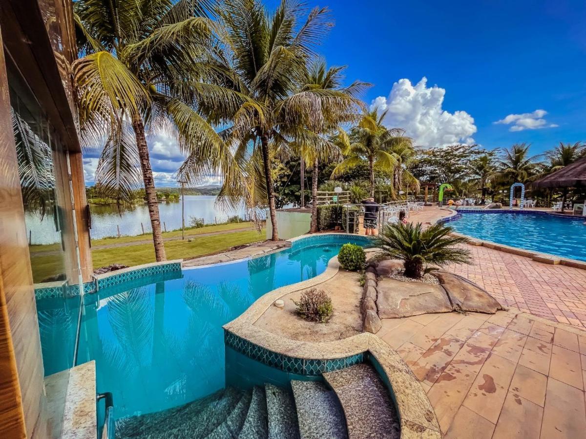 Apartamento Pontal Do Lago カルダス・ノバス エクステリア 写真